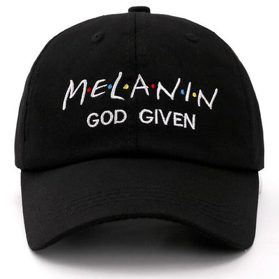 Melanin God Given Dad Hat - Taelor Boutique