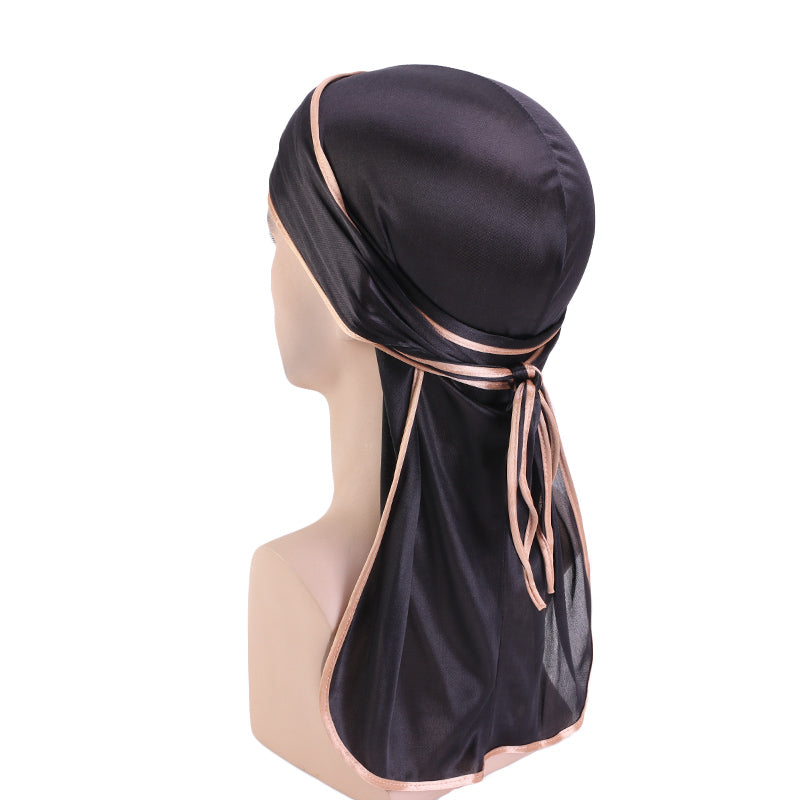 Black Silky Durag - Drippyy Durags