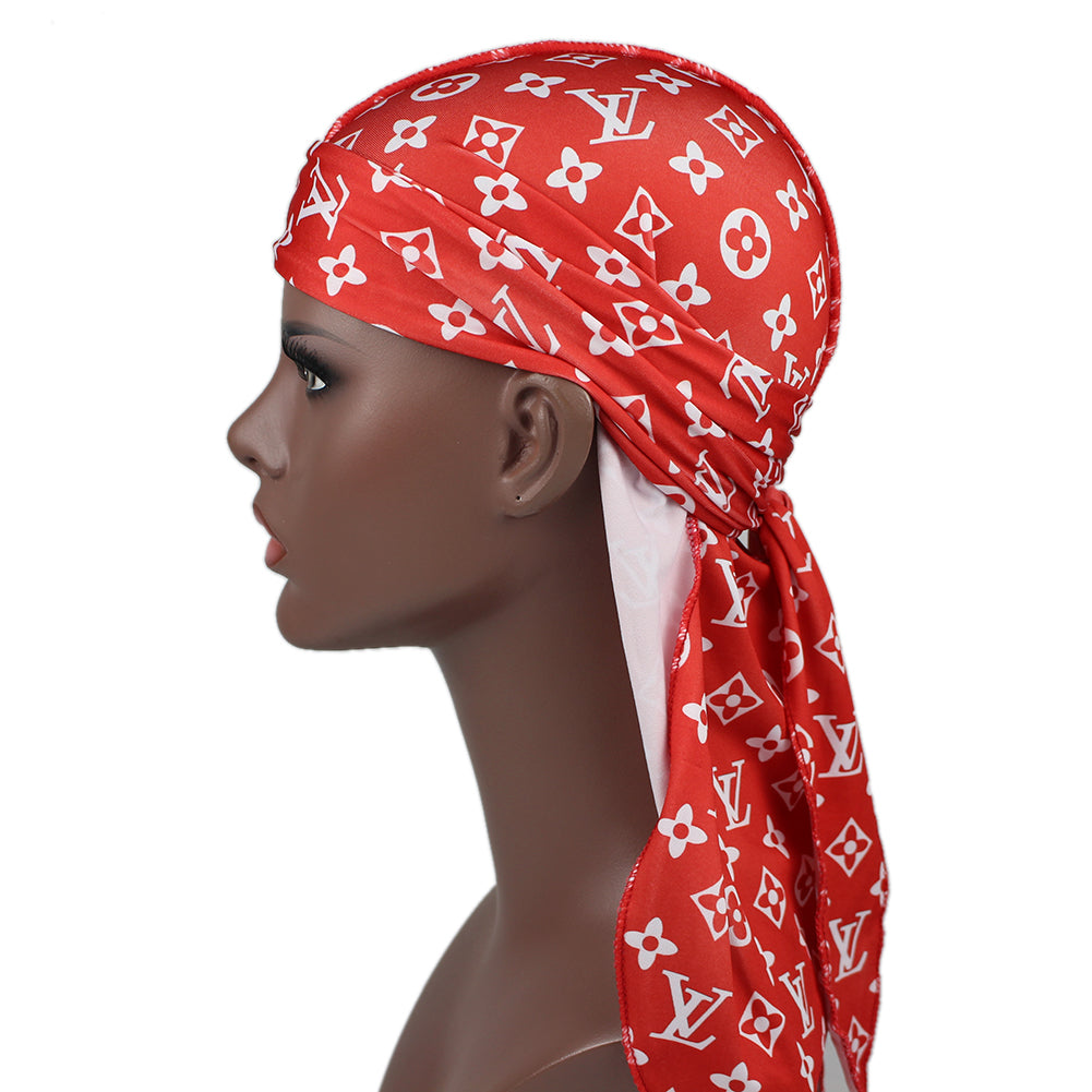 Red LV Supreme bonnet