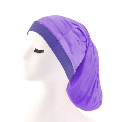 Purple Silky Dreadlock Cap - Taelor Boutique