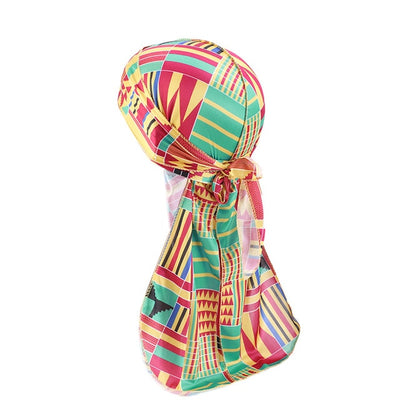 African Print #1 Silky Durag - Taelor Boutique