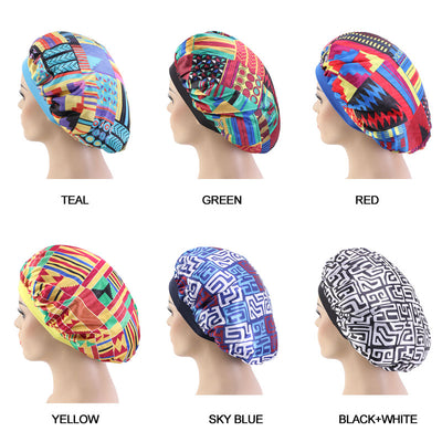 African Print Bonnet (6 Styles) - Taelor Boutique