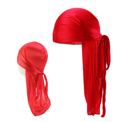 Red Father and Son Silky Durag Set - Taelor Boutique
