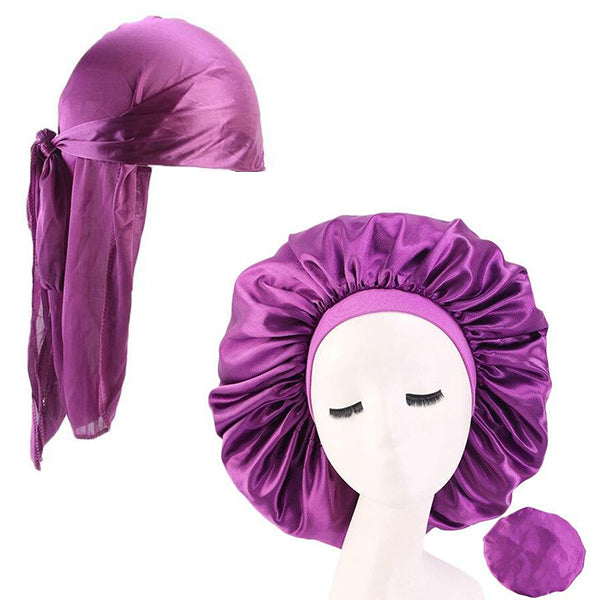 Hot Sale Silky Polyester Breathable Designer Bonnets Wave Cap Head