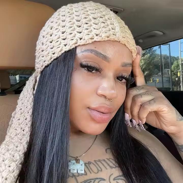 Beige Handmade Crochet Durag