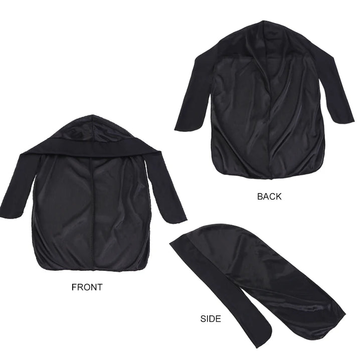 Silver Front Band Silky Durag