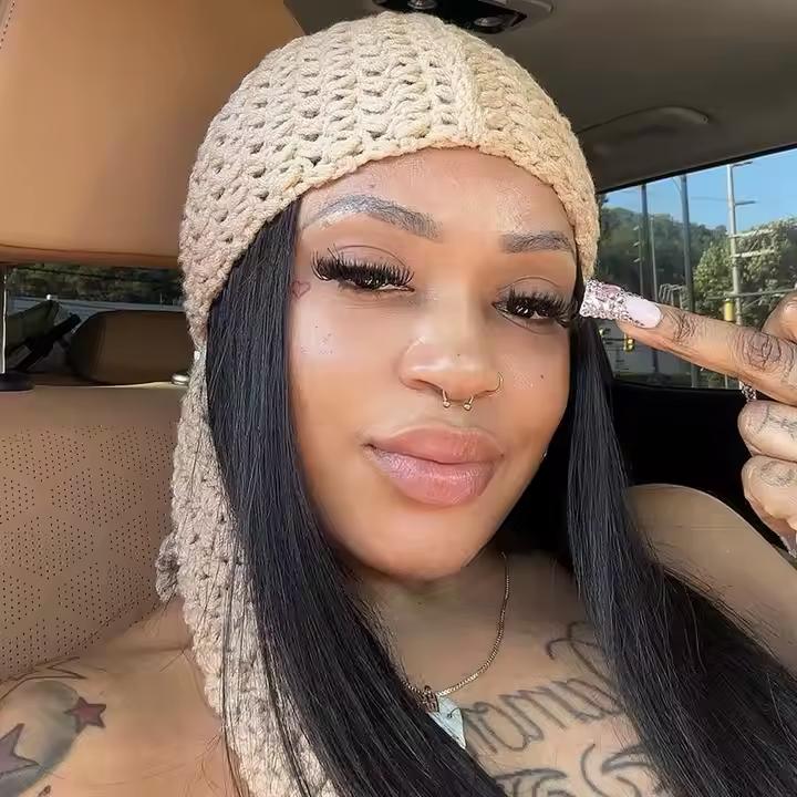 Beige Handmade Crochet Durag