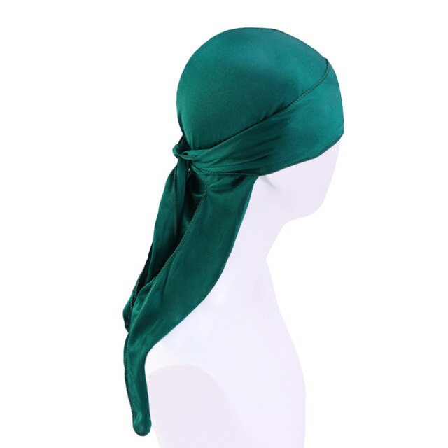 Green Silk Durag — included in Blue, Red &amp; Green Silky Durag 3-Pack