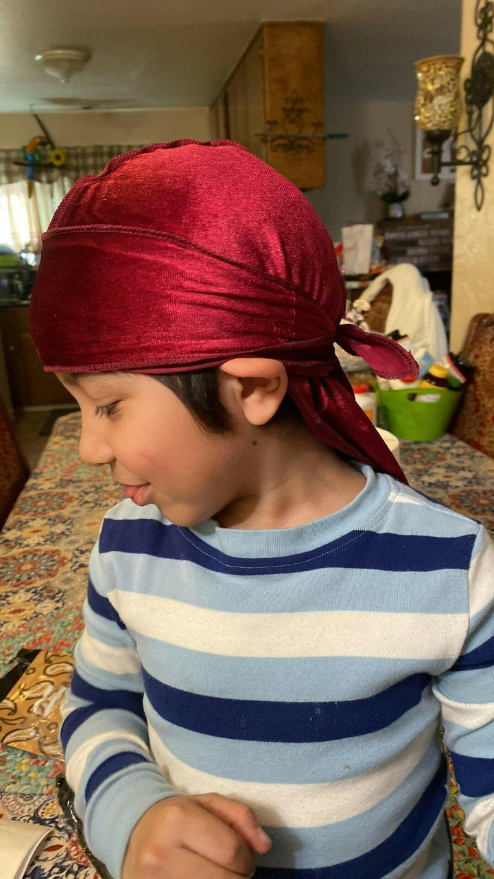 Taelor Boutique customer wearing a durag