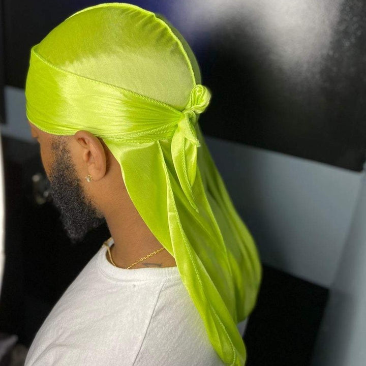 Neon Green Silk Durag