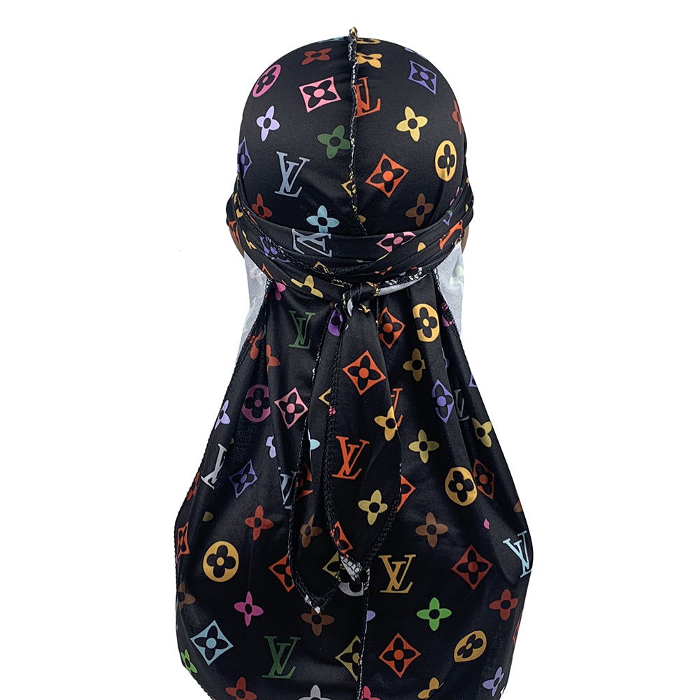 Colourful LV Designer Durag *ONLY KIDS LEFT* – Taelor Boutique