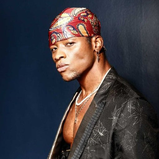 Wine Red Paisley Silky Durag