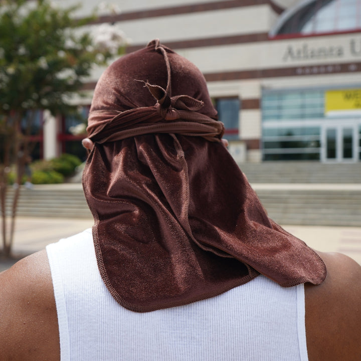 Brown Velvet Durag
