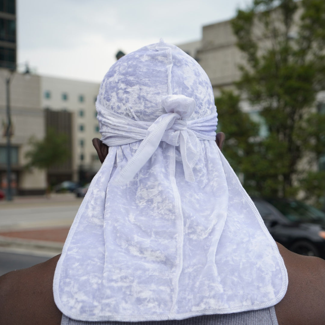 White Luxury Velvet Durag