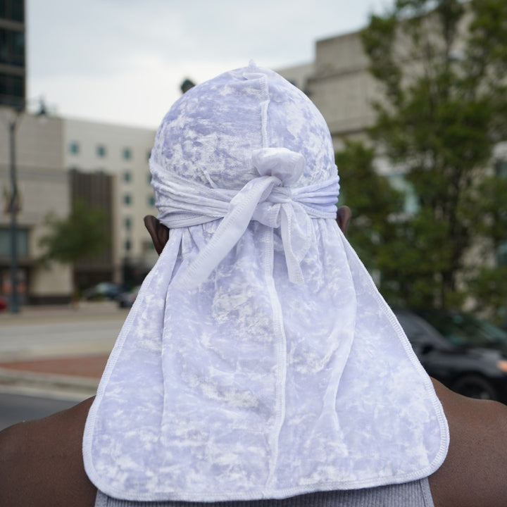 White Luxury Velvet Durag