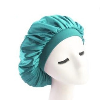 Turquoise Wide Band Silky Bonnet - Taelor Boutique