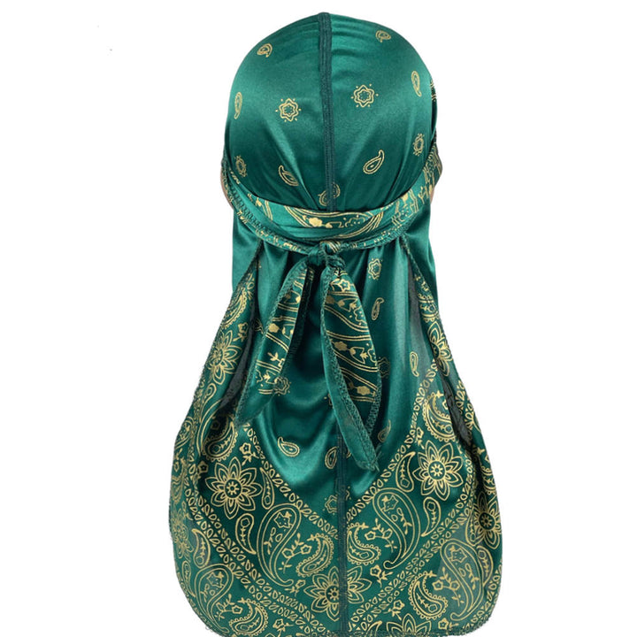 Money Green Silky Bandana Durag