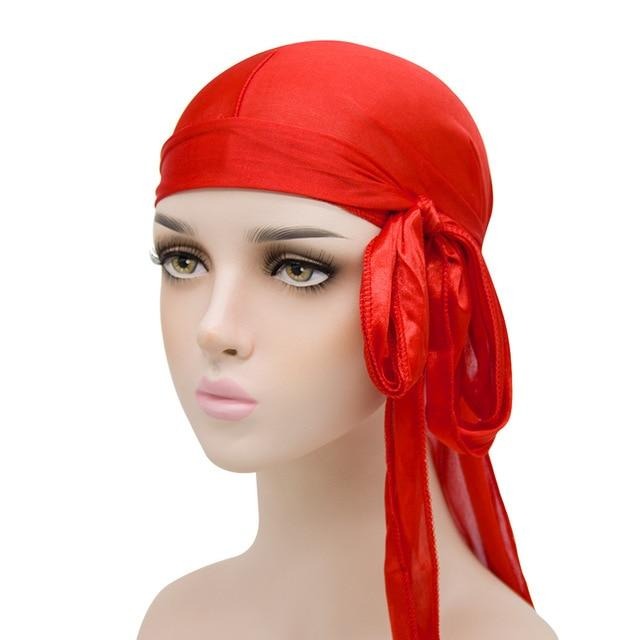 Red Silk Durag – Taelor Boutique - Main Image