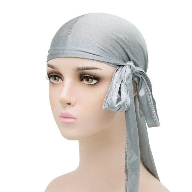Silver Silk Durag