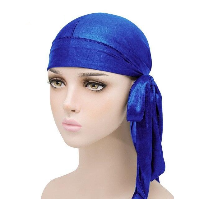 Blue Silk Durag