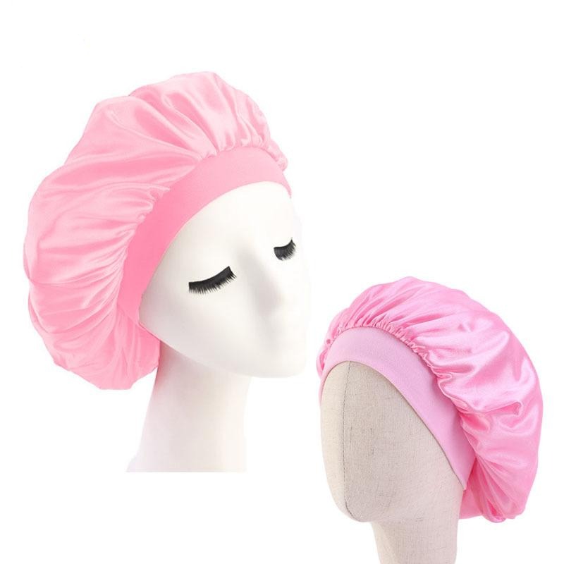 Pink Mother and Daughter Silk Bonnet Set - Taelor Boutique