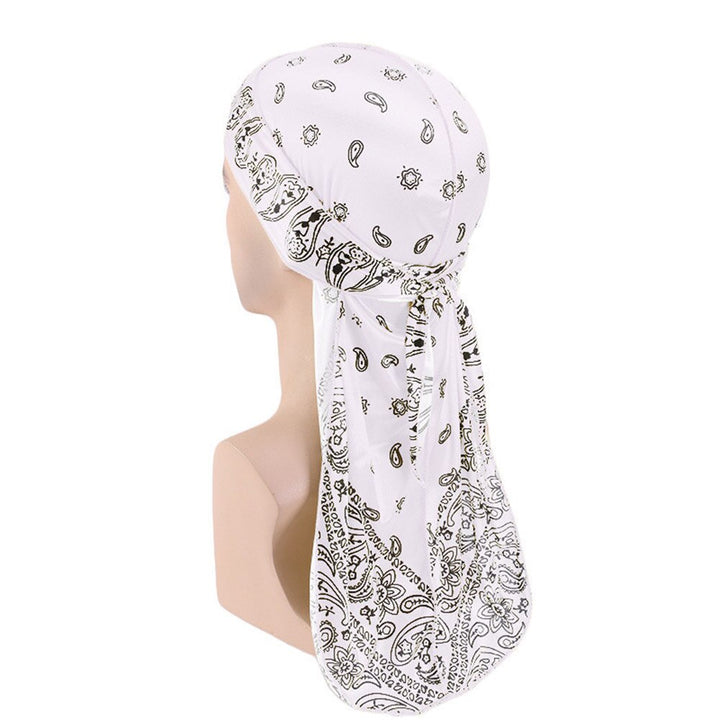 White Silky Bandana Durag