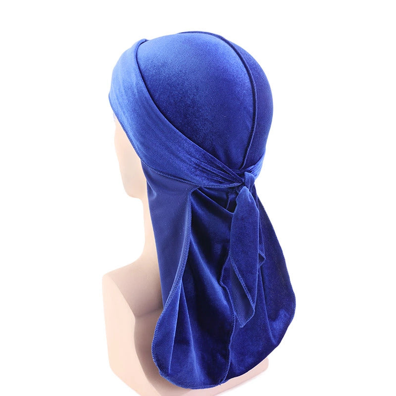 Velvet 3WP Royal Blue Du-rag (White Stitching)