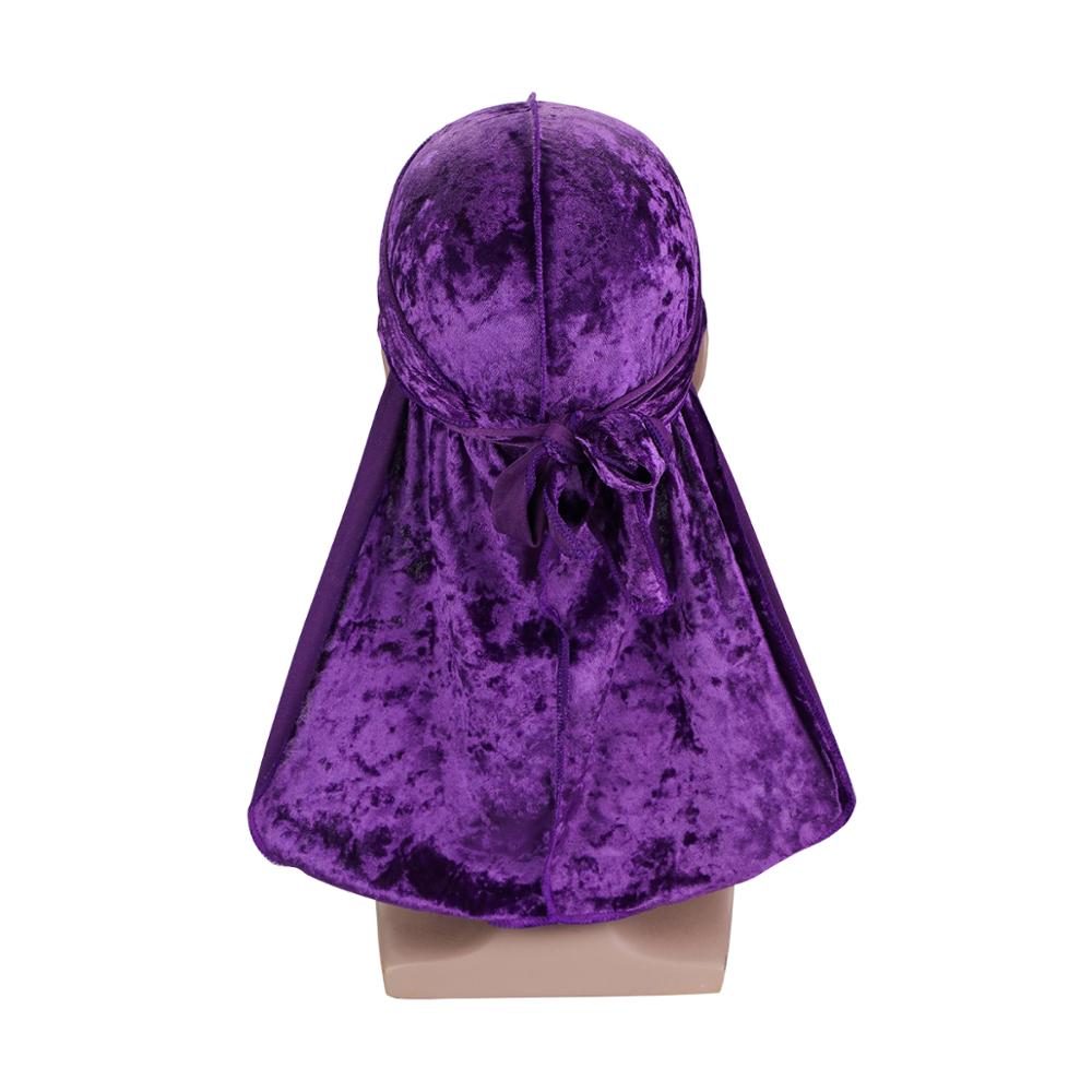 Purple Luxury Velvet Durag