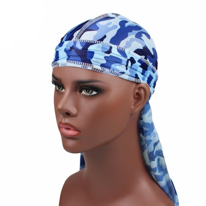 Silk Blue Camo Durag
