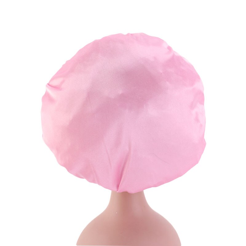 Pink Kids Silky Wide Band Bonnet