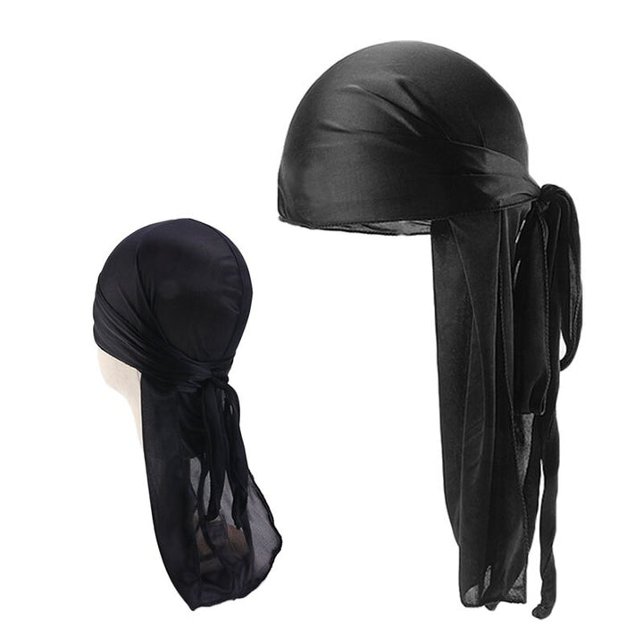 Black Father and Son Silky Durag Set