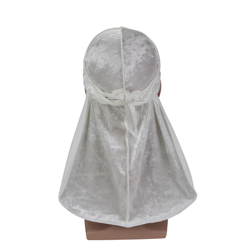 White Luxury Velvet Durag