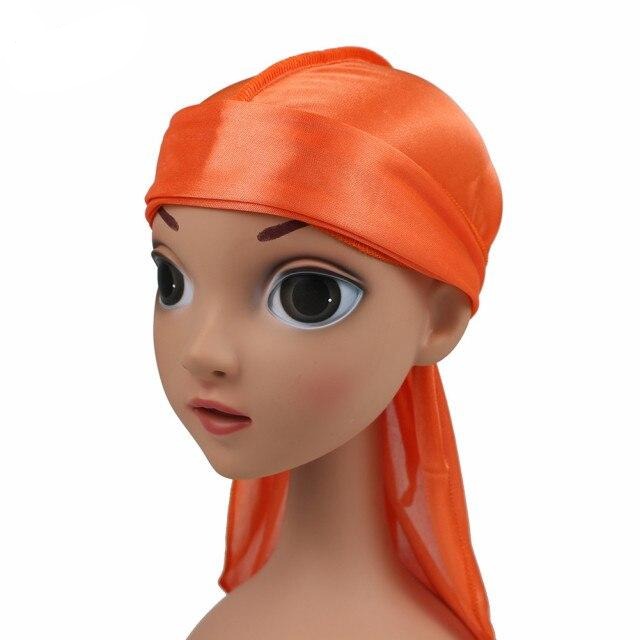 Orange Kids Silky Durag