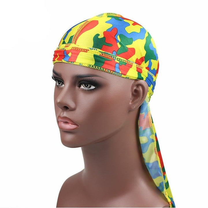 Silk Multi Camo Durag - Taelor Boutique