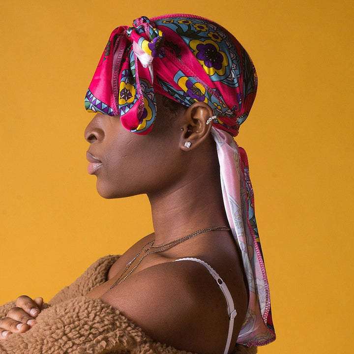 Colourful Paisley Silk Durag