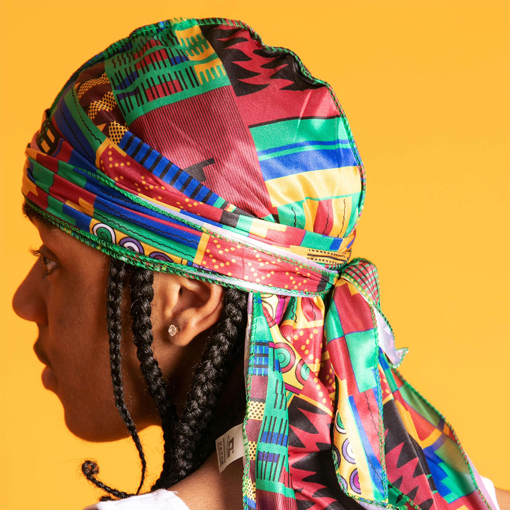 African Print #2 Silky Durag