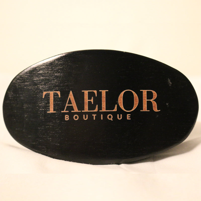 Black Medium Curved Wave Brush