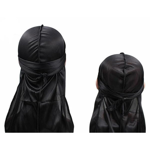 Black Father and Son Silky Durag Set