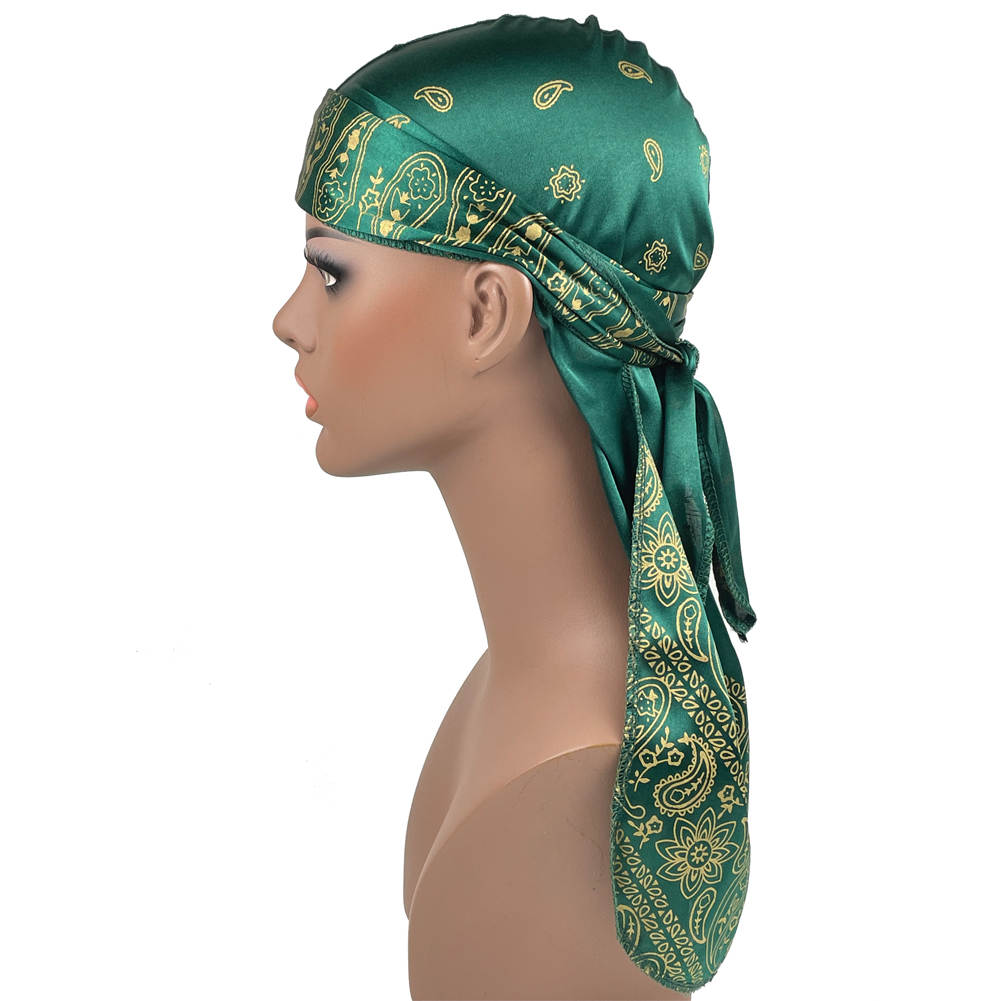 Money Green Silky Bandana Durag