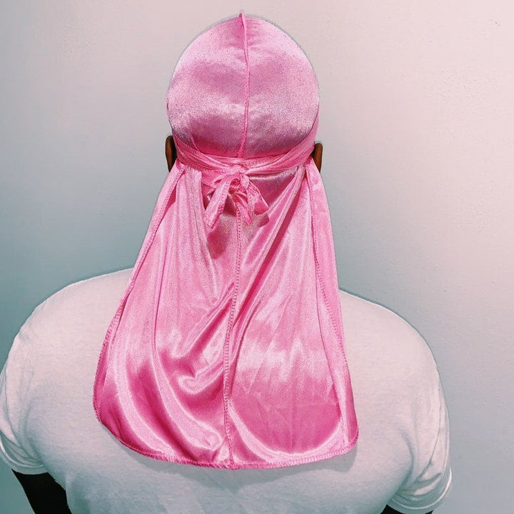 Pink Silk Durag