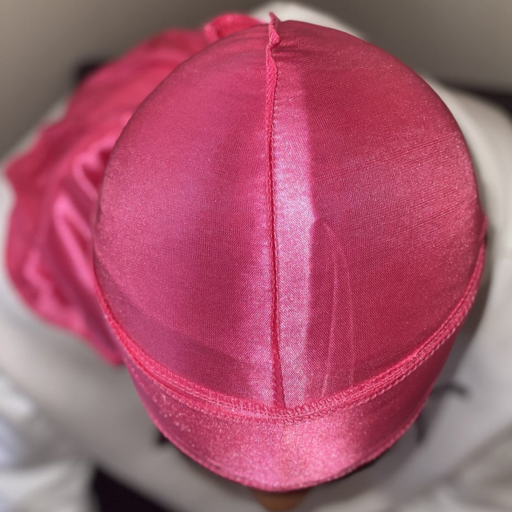 Hot Pink Silk Durag