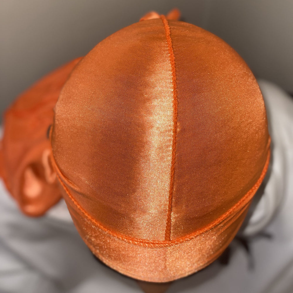 Orange Silk Durag
