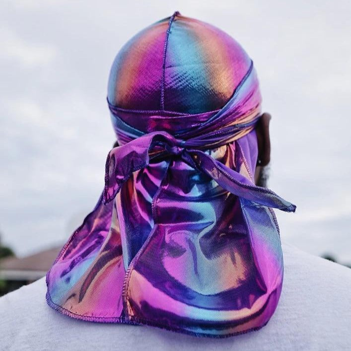 Multicolour #6 Shiny Silk Durag