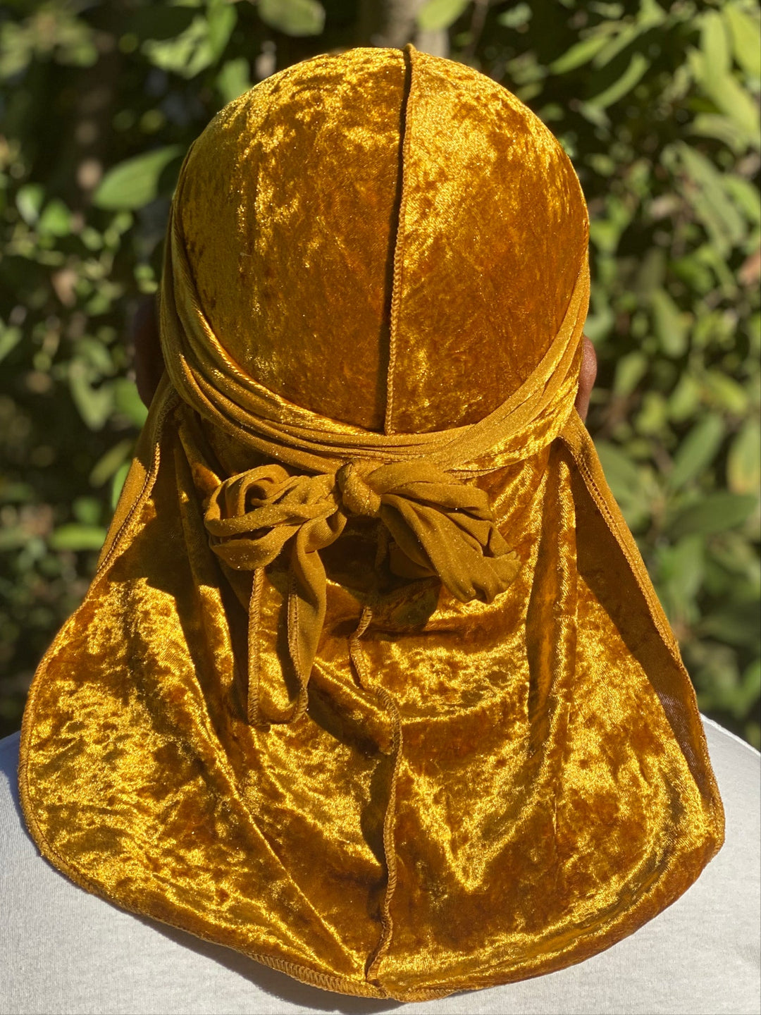 Gold Luxury Velvet Durag
