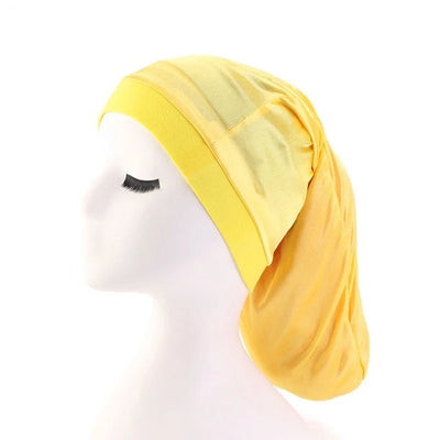 Yellow Silky Dreadlock Cap - Taelor Boutique