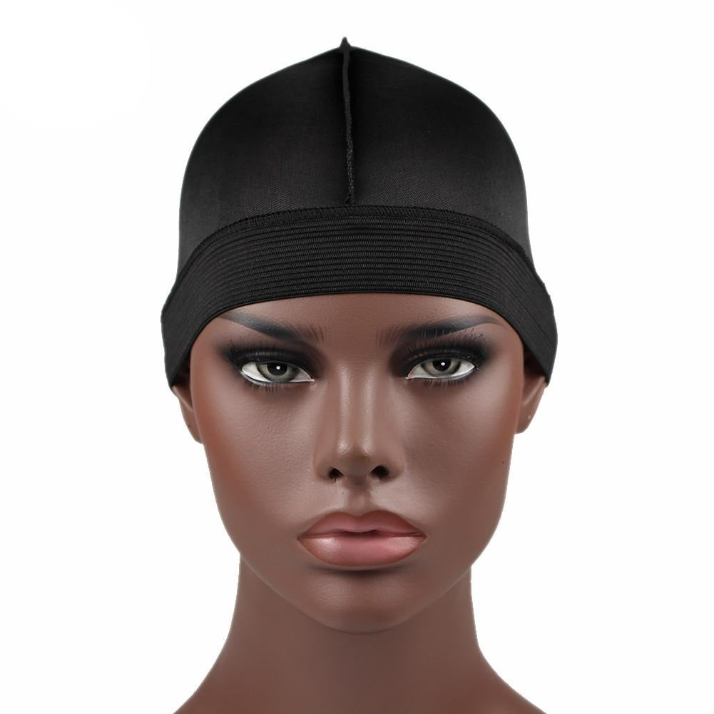 Black Silky Wave Cap - Taelor Boutique