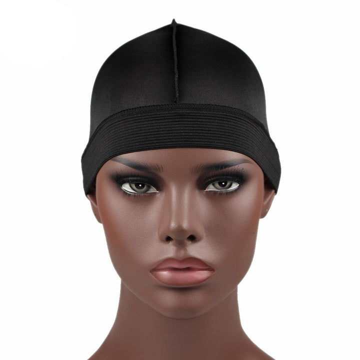 Black Silky Wave Cap - Taelor Boutique