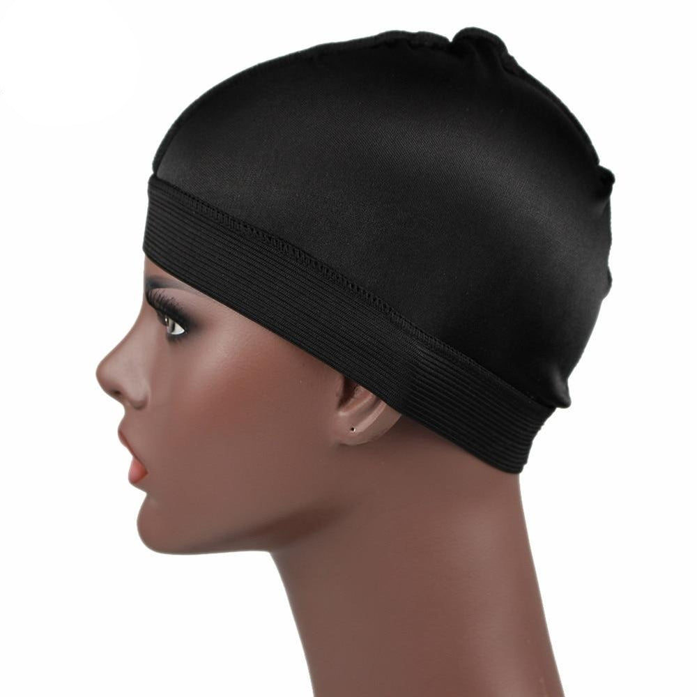 Black Silky Wave Cap