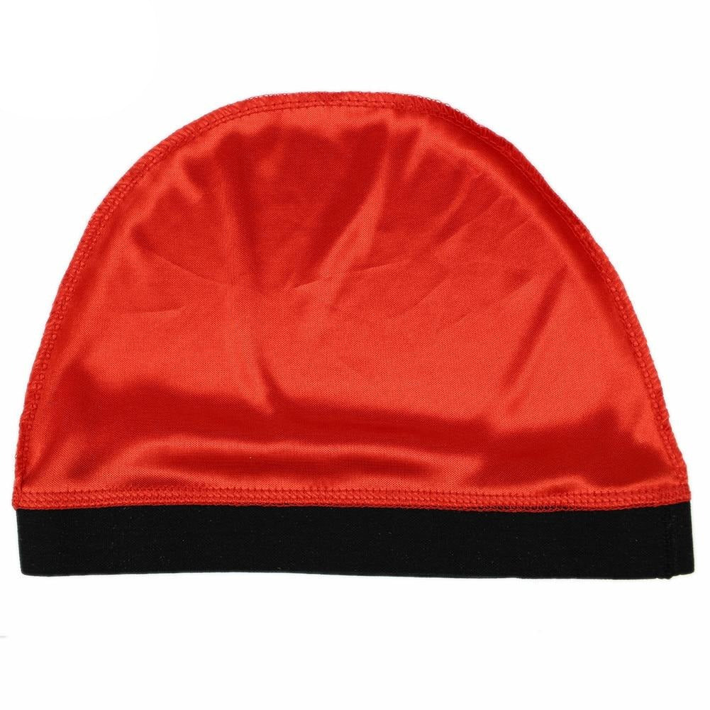 Red Silky Wave Cap - Taelor Boutique