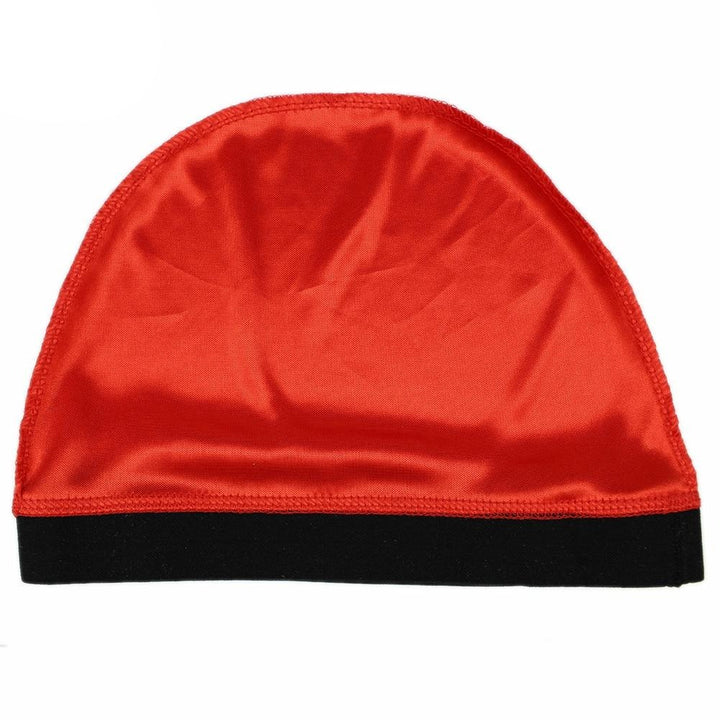 Red Silky Wave Cap - Taelor Boutique
